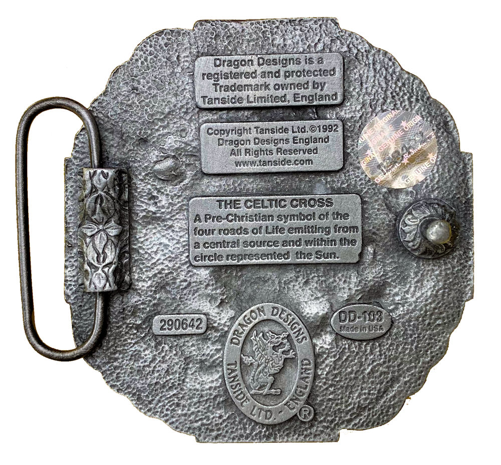 Celtic Cross Belt Buckle